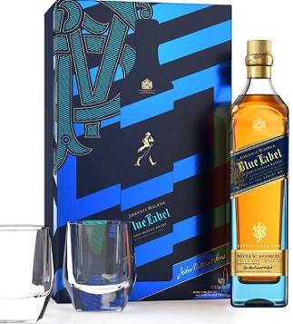 Johnnie Walker Blue w/ Crystal GLS - NC ABCC