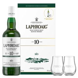Laphroaig 10Y W/ 2 GLS - NC ABC Commission