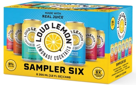 Loud Lemon Sampler 6Pk - NC ABC Commission